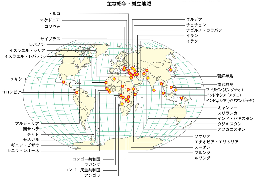 主な紛争・対立地域