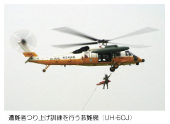 ����҂�グ�P�����s���~��@�iUH-60J�j