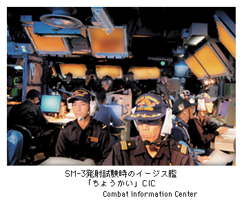 SM-3ˎ̃C[WX́u傤vCIC(Combat Information Center)