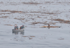 護衛艦「ちょうかい」が発見・救助した漂流中の生存者