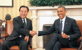 野田内閣総理大臣とオバマ米大統領 （ワシントンDC 12（平成24）年5月）【内閣広報室】