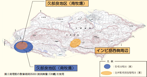 国土地理院の数値地図25000（地図画像）『沖縄』を使用