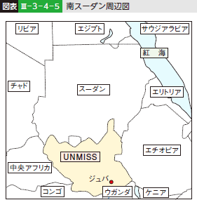 図表III—３—４—５ 南スーダン周辺図
