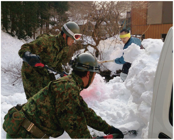 隊員の画像