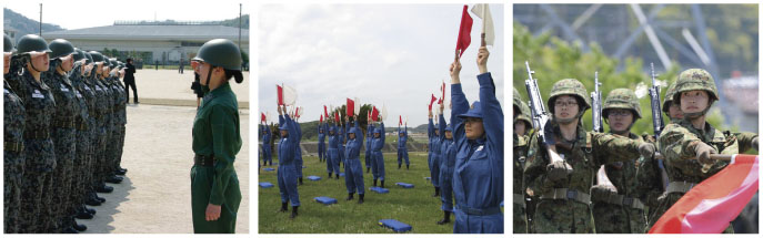 女性自衛官の画像