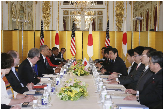 日米首脳会談の画像
