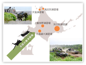 北海道の訓練環境の画像