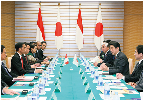 日インドネシア首脳会談の画像