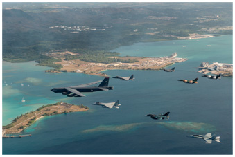 日米豪の航空機の画像