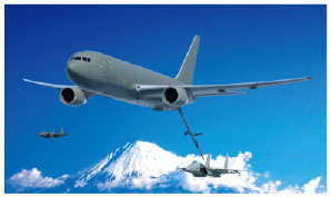 新空中給油・輸送機（KC-46A）の画像