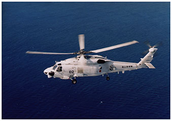 長期契約による一括調達によりコストの縮減を図るSH-60K哨戒ヘリの画像