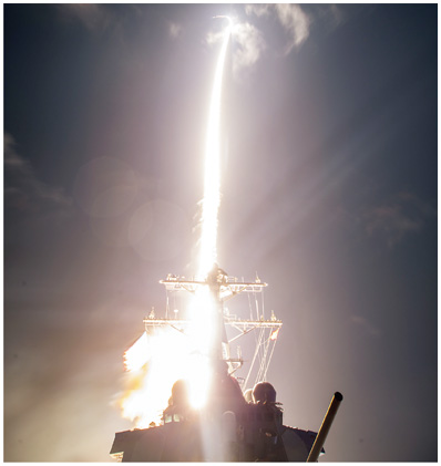 ハワイ沖におけるSM-3（ブロックIIA）発射試験（17（平成29）年2月）