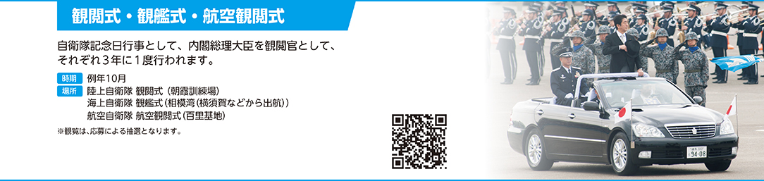 観閲式・観艦式・航空観閲式