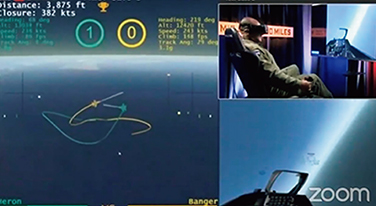 AIと空軍パイロットのシミュレーション戦闘の様子【DARPA】