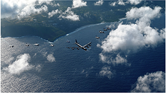 日米豪共同訓練「コープ・ノース24」【米国国防省提供】