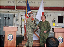 吉田統幕長とスティーブン・ケーラー米太平洋艦隊司令官による日米共同記者会見(2024年10月)