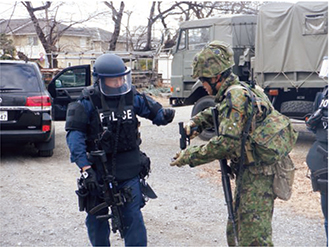 警察との共同訓練（千葉県）（2025年2月）