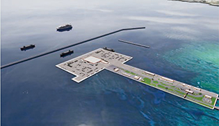 那覇港湾施設 代替施設のイメージ図