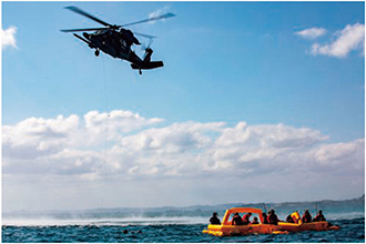 米空軍との共同訓練（RESCUE FLAG OKINAWA）（2025年1月）