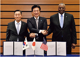 日米韓防衛相会談（2024年7月）