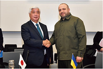 日ウクライナ防衛相会談（2024年10月）