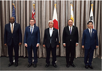 日米豪比韓防衛相会談（2024年11月）