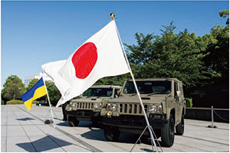 ウクライナに提供した自衛隊車両