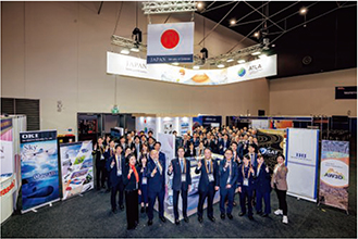 Indian Ocean Defence & Security 2024におけるブースの様子