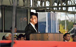 訓示をする石破内閣総理大臣